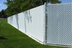 White Slatted Chain Link
