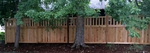 Hidden Springs Style Wood Fence